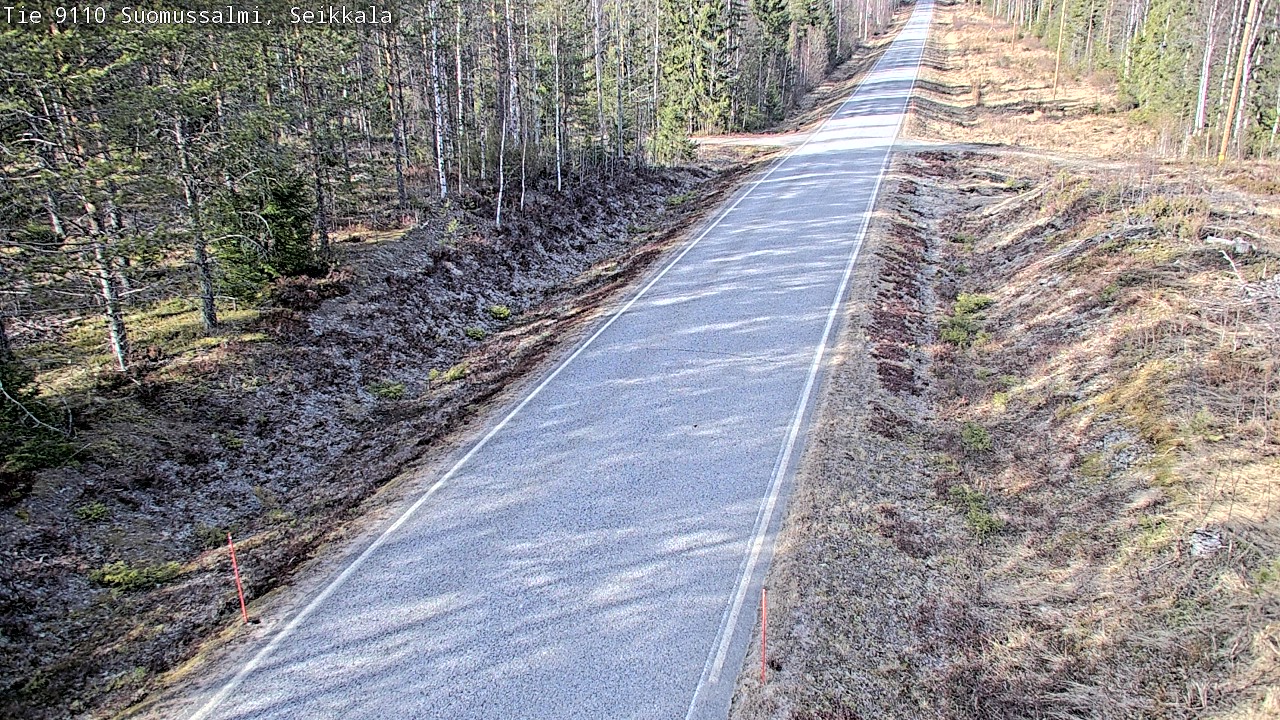 Kelikamerat Kuva Tie 9110 Suomussalmi, Seikkala, Suomussalmi, Kainuu