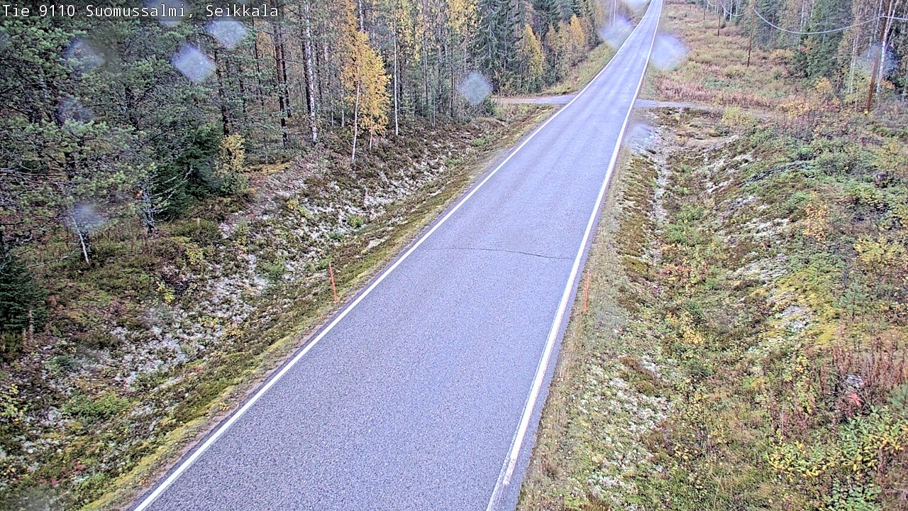 Kelikamerat Kuva Tie 9110 Suomussalmi, Seikkala, Suomussalmi, Kainuu