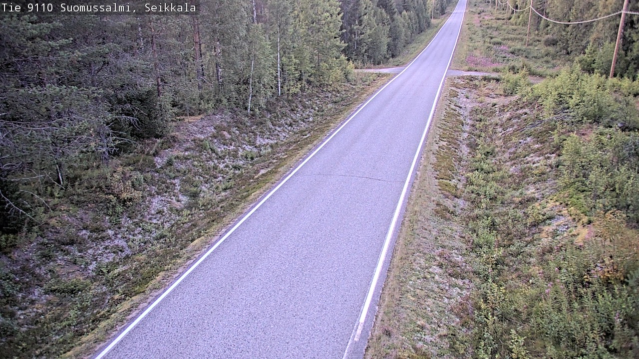 Kelikamerat Kuva Tie 9110 Suomussalmi, Seikkala, Suomussalmi, Kainuu