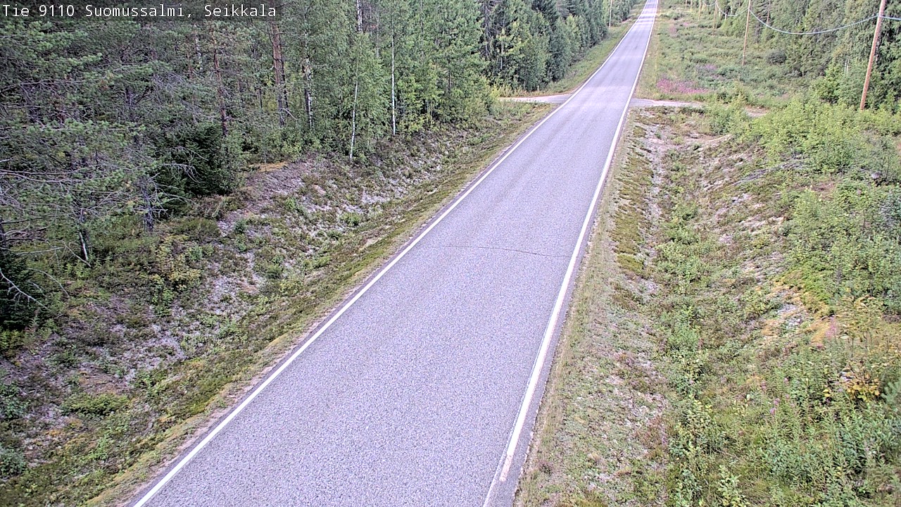 Kelikamerat Kuva Tie 9110 Suomussalmi, Seikkala, Suomussalmi, Kainuu