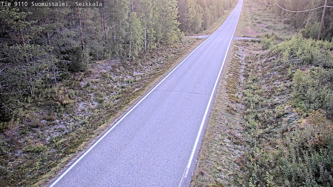 Kelikamerat Kuva Tie 9110 Suomussalmi, Seikkala, Suomussalmi, Kainuu