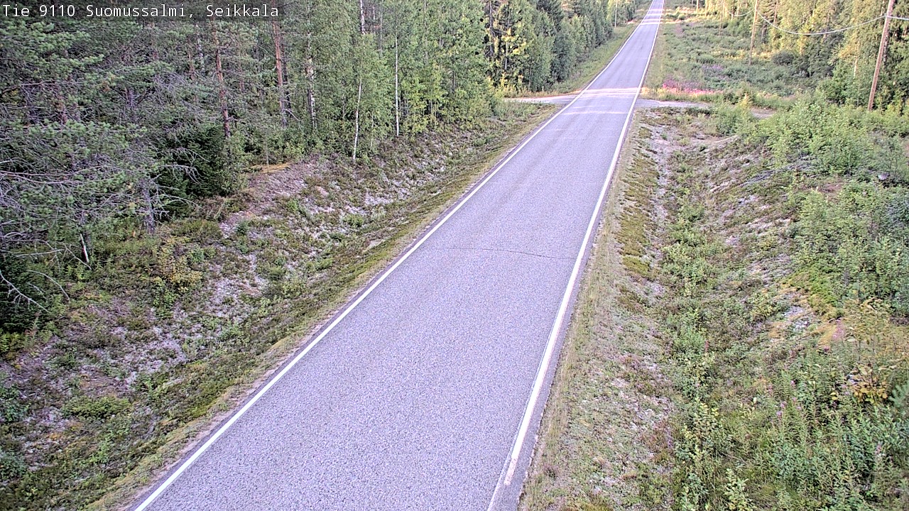 Kelikamerat Kuva Tie 9110 Suomussalmi, Seikkala, Suomussalmi, Kainuu