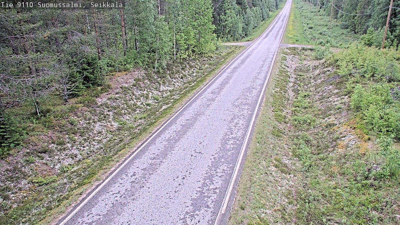 Kelikamerat Kuva Tie 9110 Suomussalmi, Seikkala, Suomussalmi, Kainuu