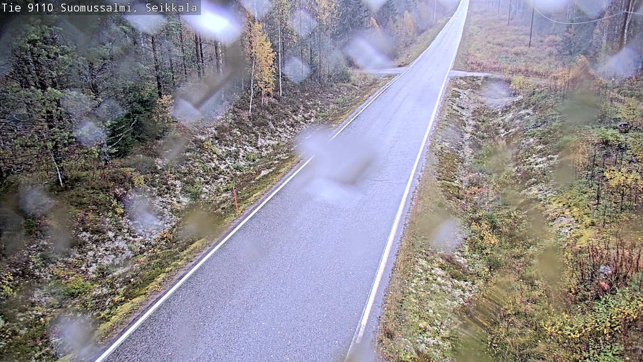 Weather Camera Image Road 9110 Suomussalmi, Seikkala, Suomussalmi, Kainuu
