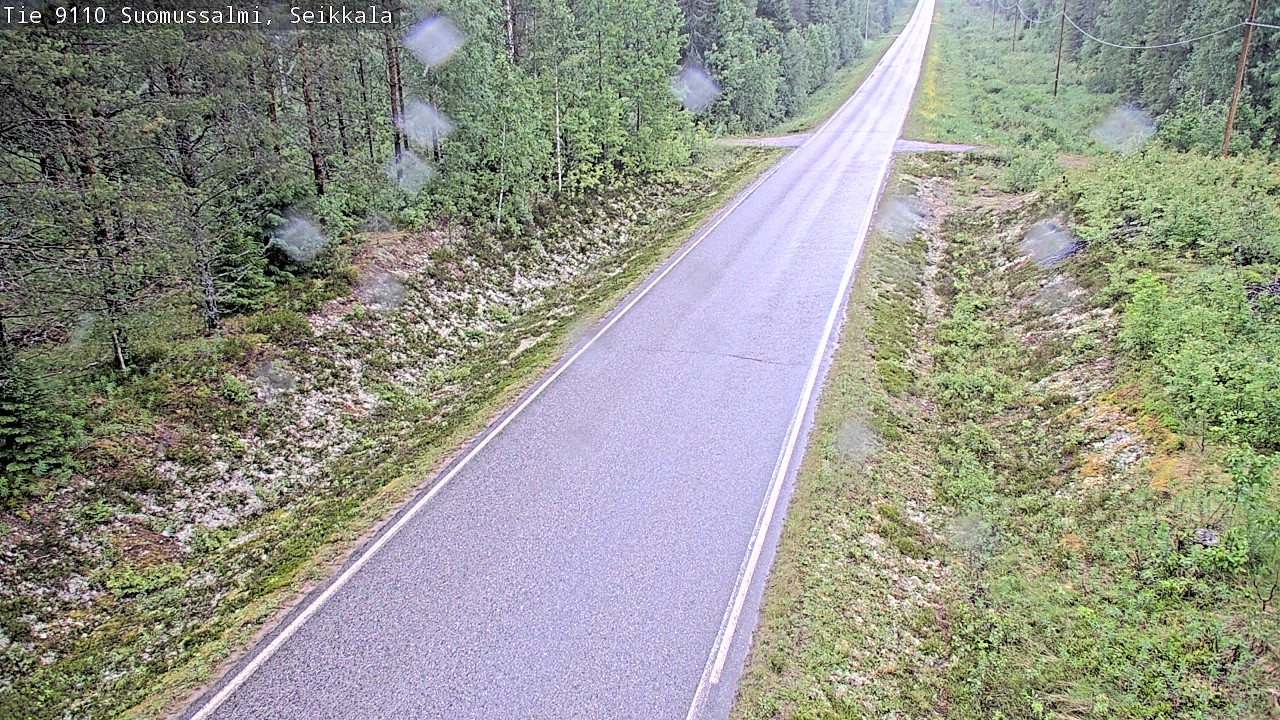 Weather Camera Image Road 9110 Suomussalmi, Seikkala, Suomussalmi, Kainuu