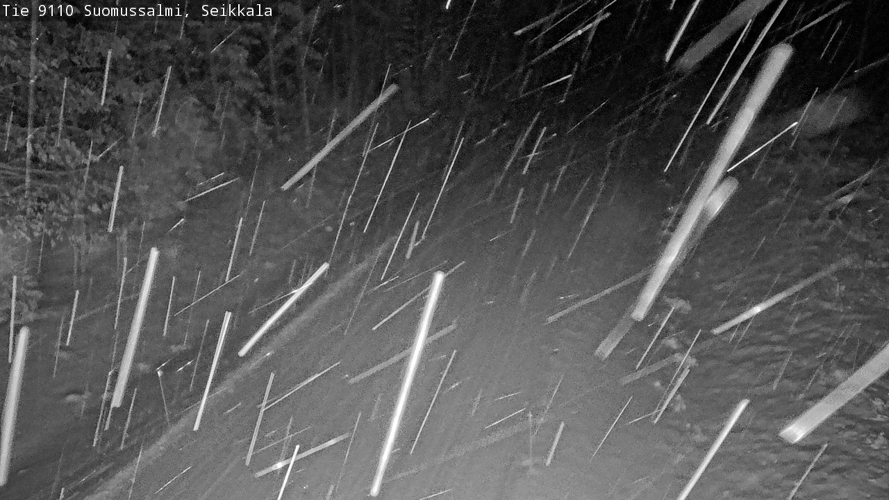 Weather Camera Image Road 9110 Suomussalmi, Seikkala, Suomussalmi, Kainuu