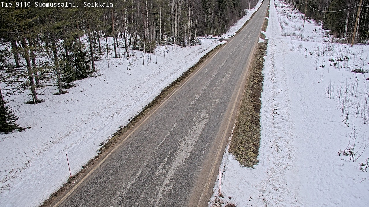 Weather Camera Image Road 9110 Suomussalmi, Seikkala, Suomussalmi, Kainuu