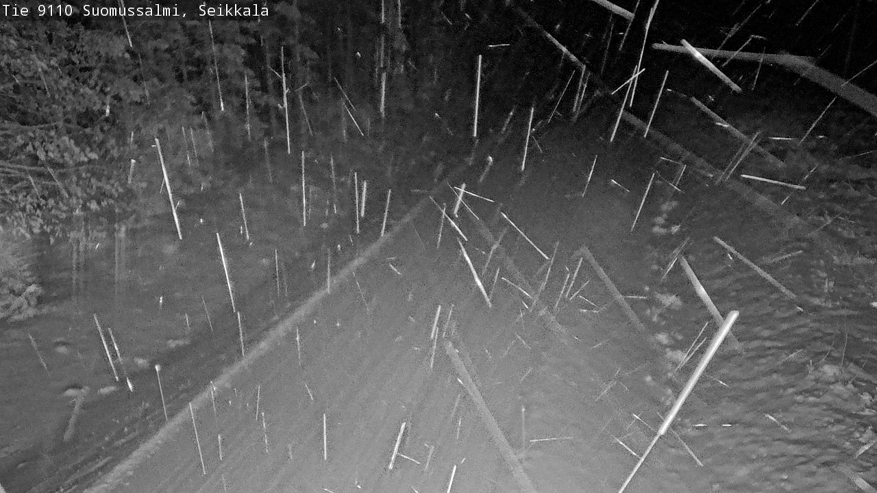 Weather Camera Image Road 9110 Suomussalmi, Seikkala, Suomussalmi, Kainuu