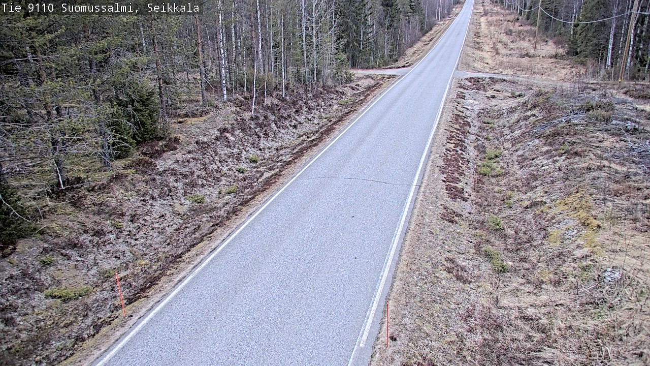Kelikamerat Kuva Tie 9110 Suomussalmi, Seikkala, Suomussalmi, Kainuu