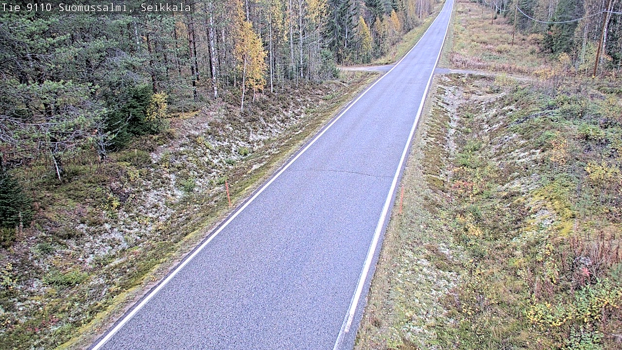 Kelikamerat Kuva Tie 9110 Suomussalmi, Seikkala, Suomussalmi, Kainuu