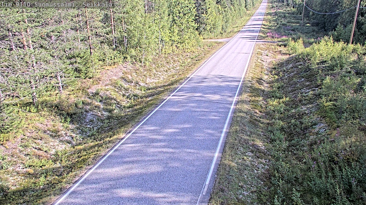 Kelikamerat Kuva Tie 9110 Suomussalmi, Seikkala, Suomussalmi, Kainuu