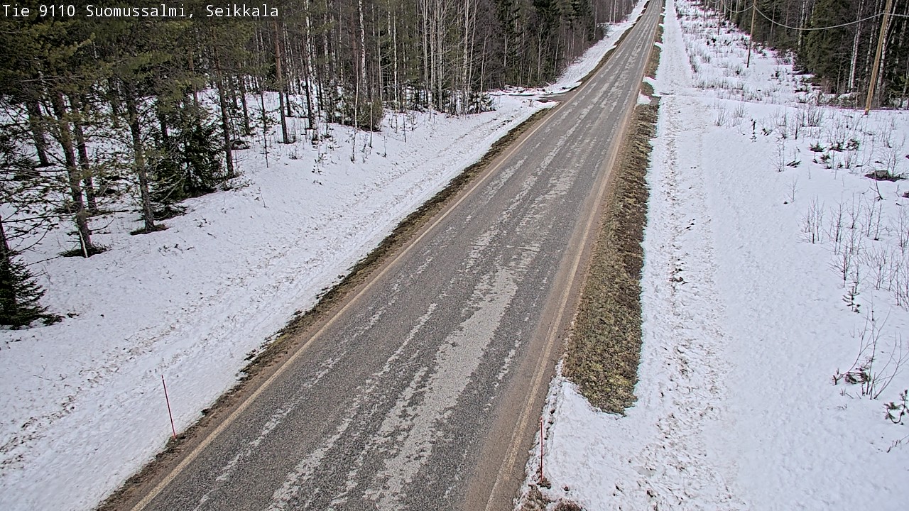 Weather Camera Image Road 9110 Suomussalmi, Seikkala, Suomussalmi, Kainuu