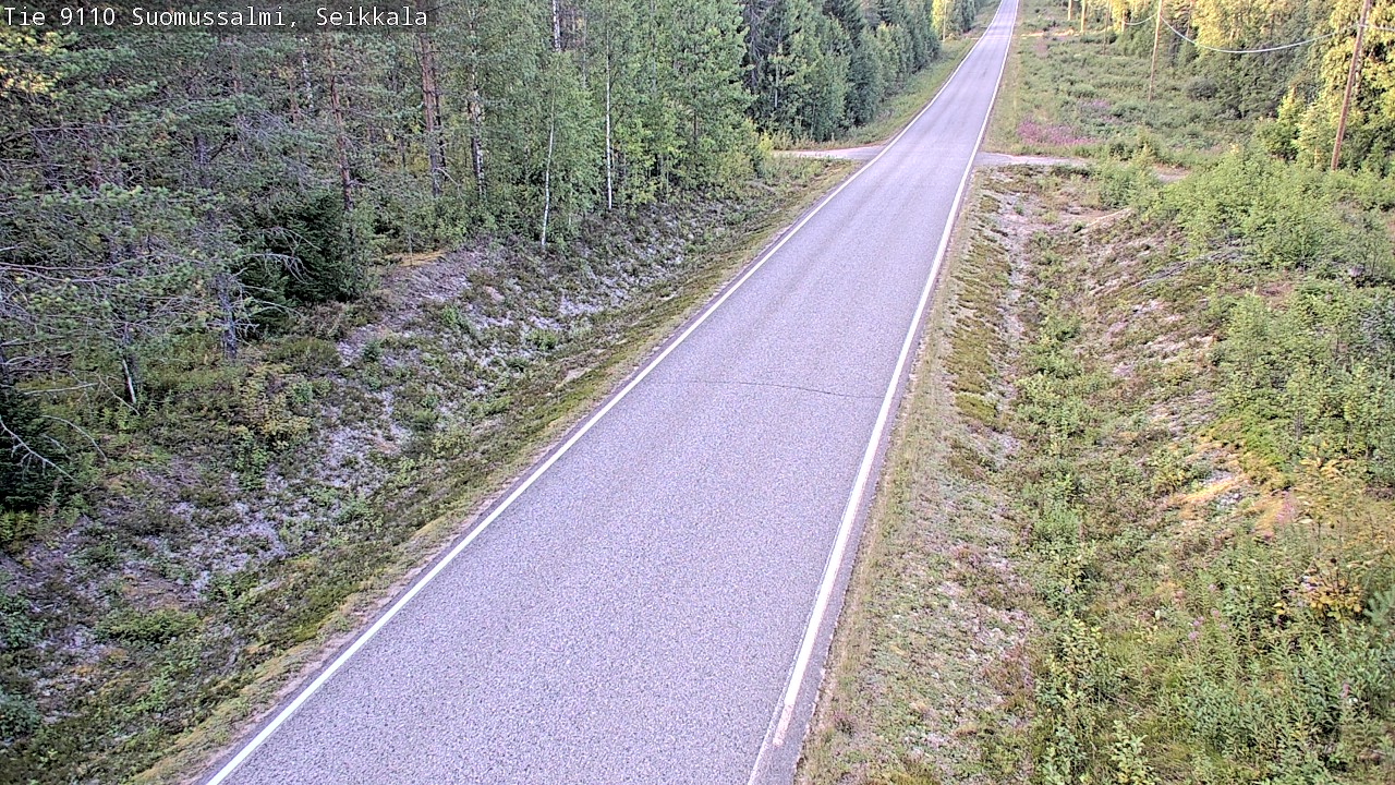 Kelikamerat Kuva Tie 9110 Suomussalmi, Seikkala, Suomussalmi, Kainuu