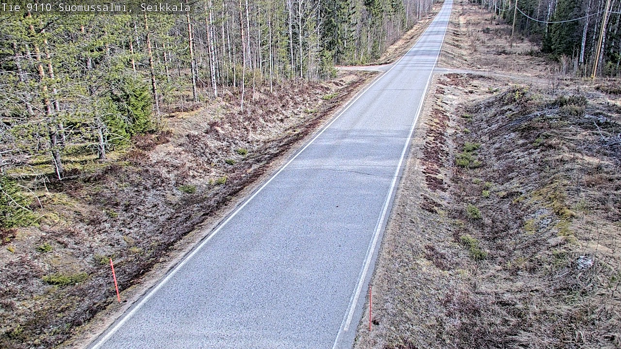 Kelikamerat Kuva Tie 9110 Suomussalmi, Seikkala, Suomussalmi, Kainuu