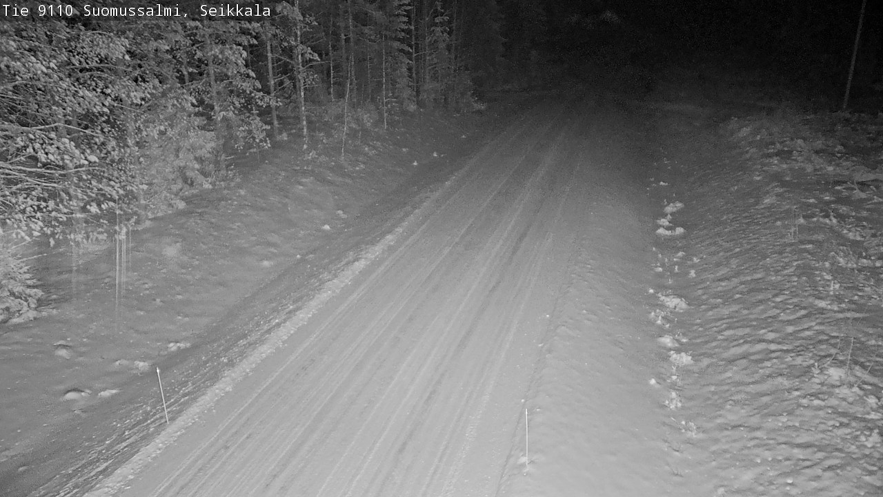 Weather Camera Image Road 9110 Suomussalmi, Seikkala, Suomussalmi, Kainuu