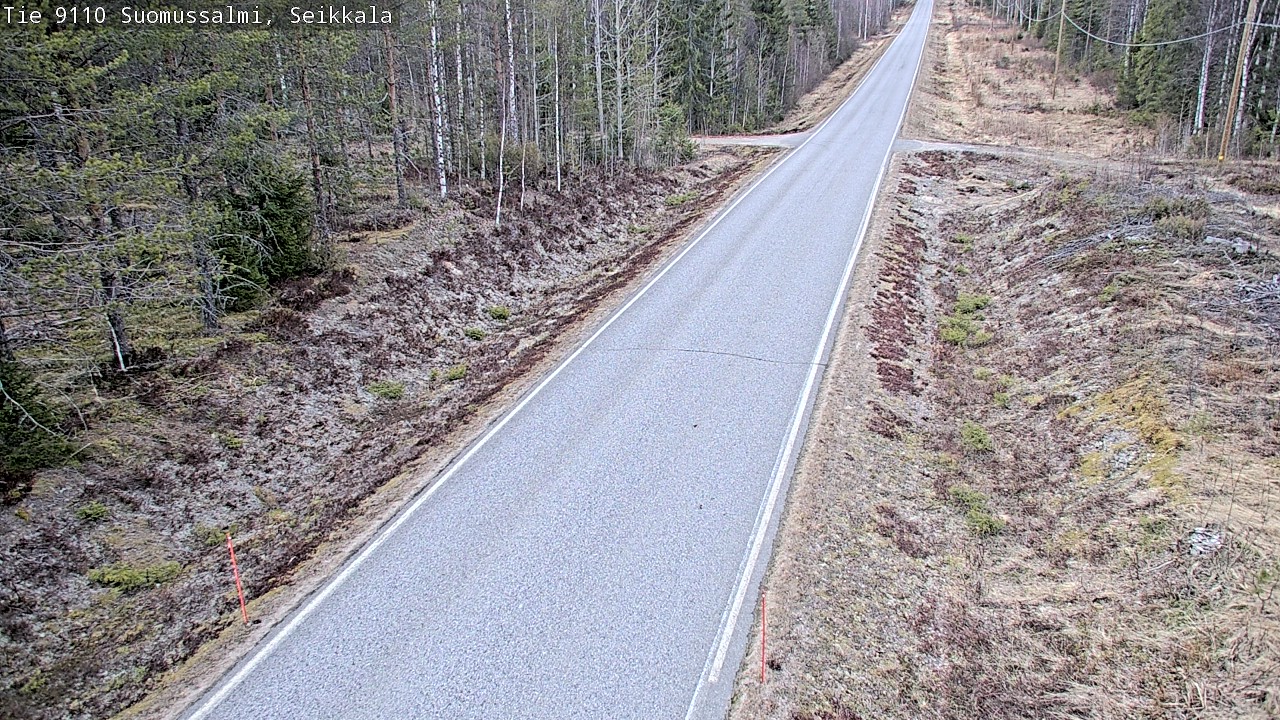 Kelikamerat Kuva Tie 9110 Suomussalmi, Seikkala, Suomussalmi, Kainuu