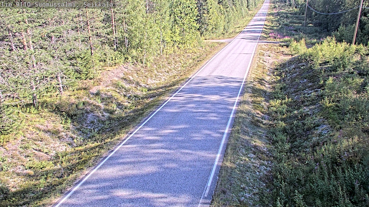 Kelikamerat Kuva Tie 9110 Suomussalmi, Seikkala, Suomussalmi, Kainuu