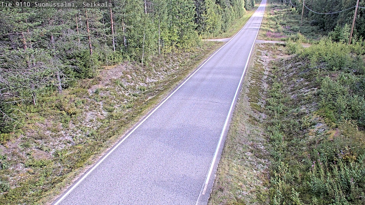 Kelikamerat Kuva Tie 9110 Suomussalmi, Seikkala, Suomussalmi, Kainuu