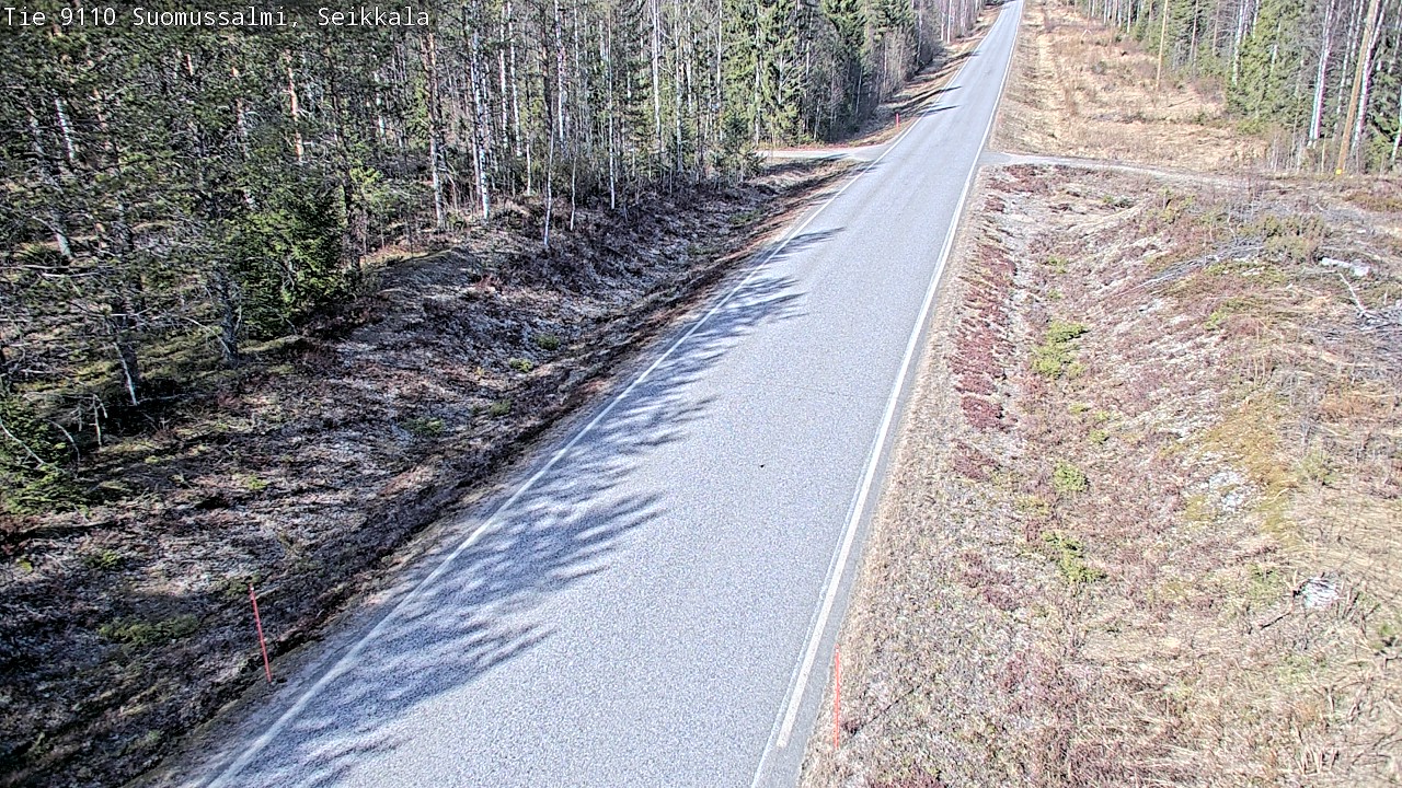 Kelikamerat Kuva Tie 9110 Suomussalmi, Seikkala, Suomussalmi, Kainuu