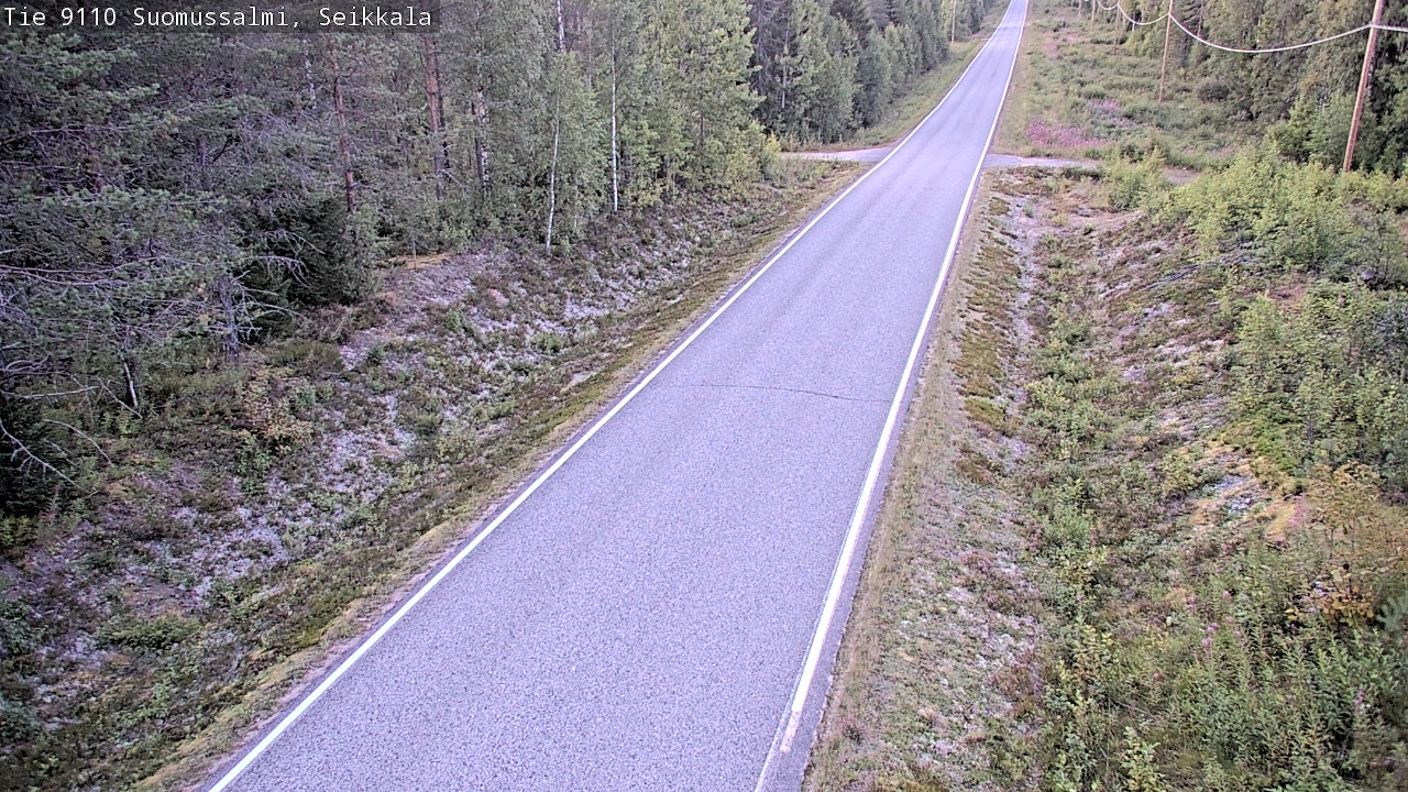 Kelikamerat Kuva Tie 9110 Suomussalmi, Seikkala, Suomussalmi, Kainuu