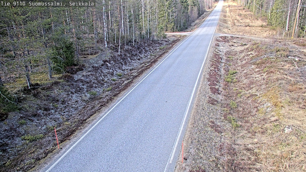 Kelikamerat Kuva Tie 9110 Suomussalmi, Seikkala, Suomussalmi, Kainuu