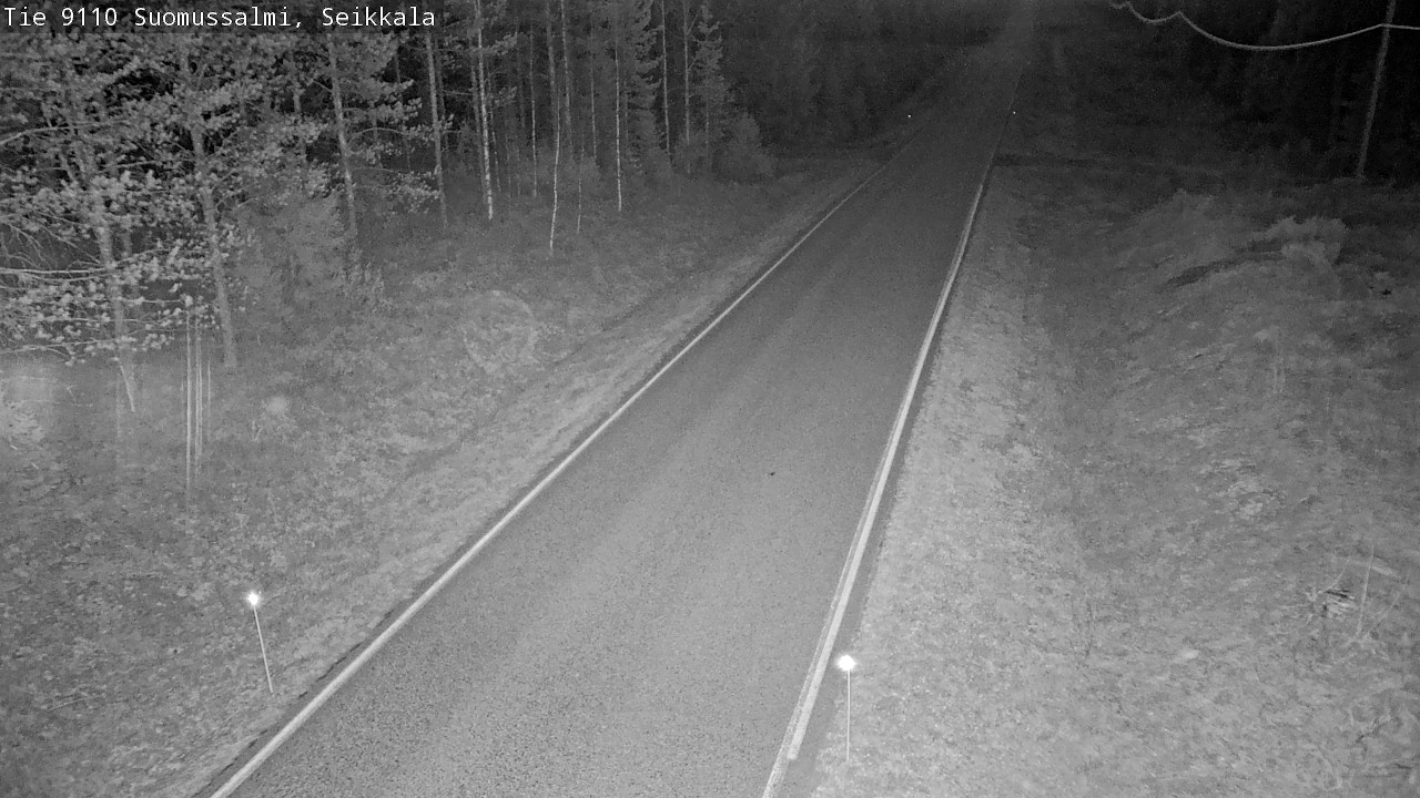 Weather Camera Image Road 9110 Suomussalmi, Seikkala, Suomussalmi, Kainuu
