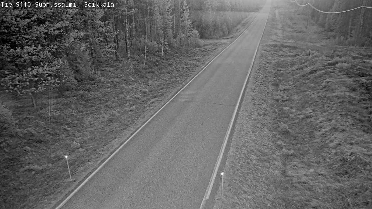 Weather Camera Image Road 9110 Suomussalmi, Seikkala, Suomussalmi, Kainuu