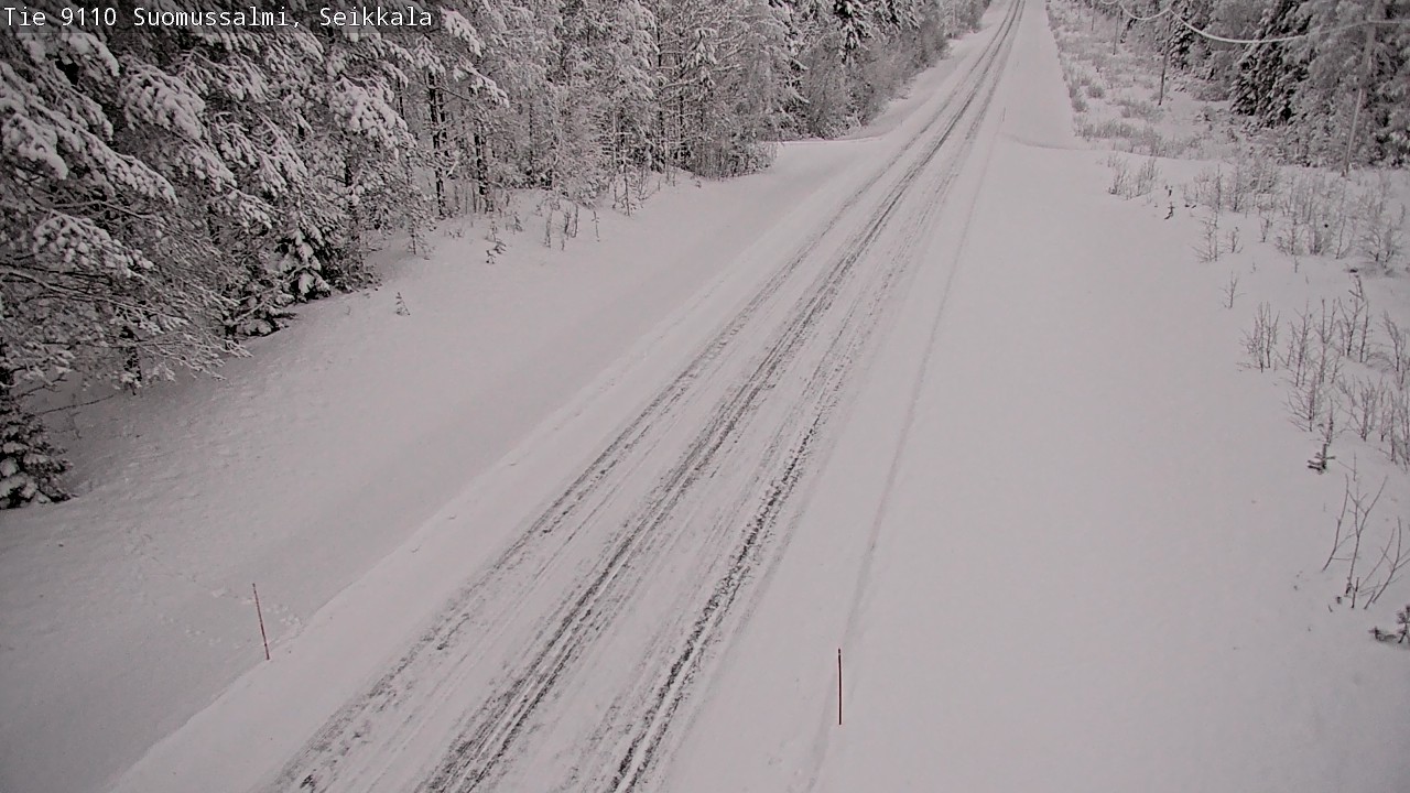 Kelikamerat Kuva Tie 9110 Suomussalmi, Seikkala, Suomussalmi, Kainuu