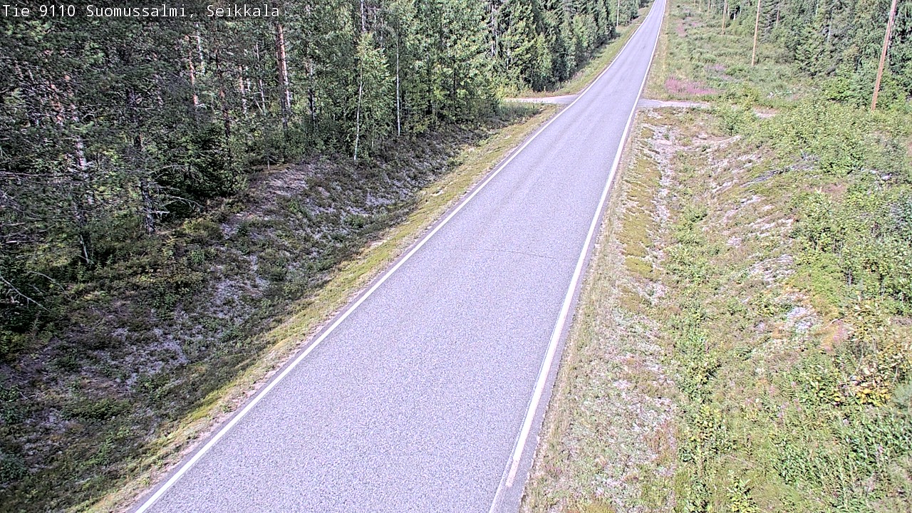 Kelikamerat Kuva Tie 9110 Suomussalmi, Seikkala, Suomussalmi, Kainuu