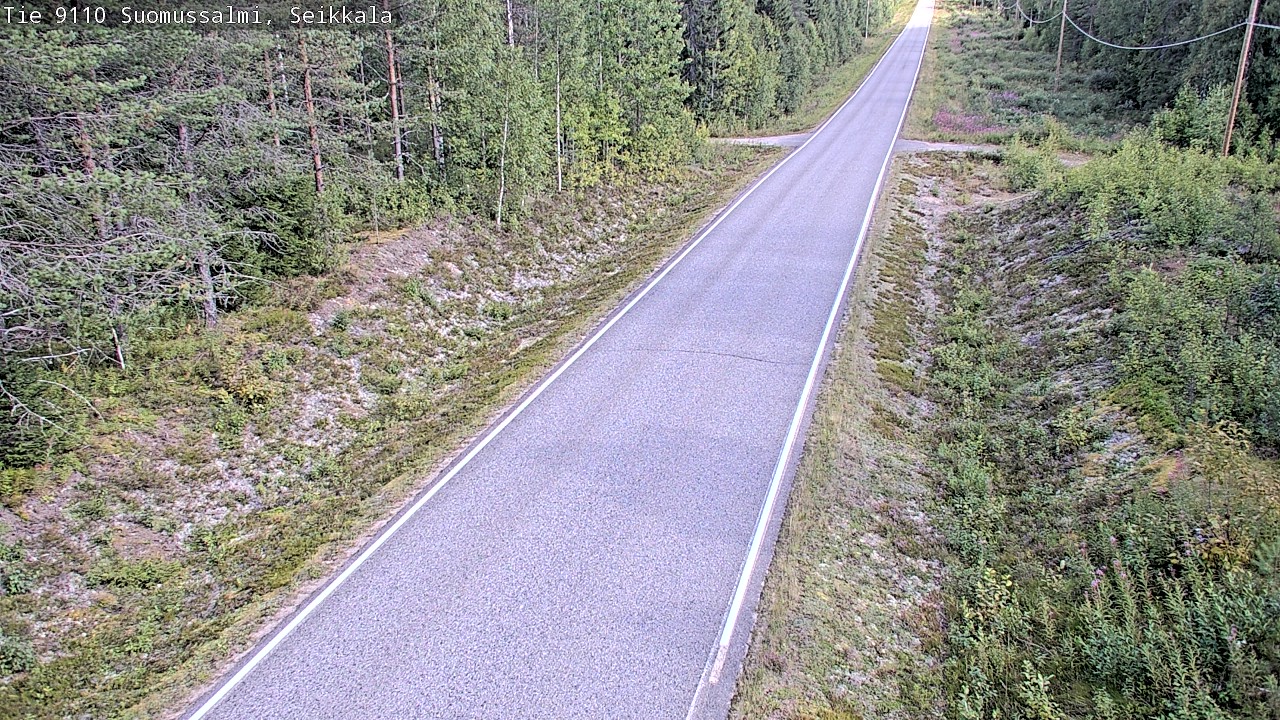 Kelikamerat Kuva Tie 9110 Suomussalmi, Seikkala, Suomussalmi, Kainuu