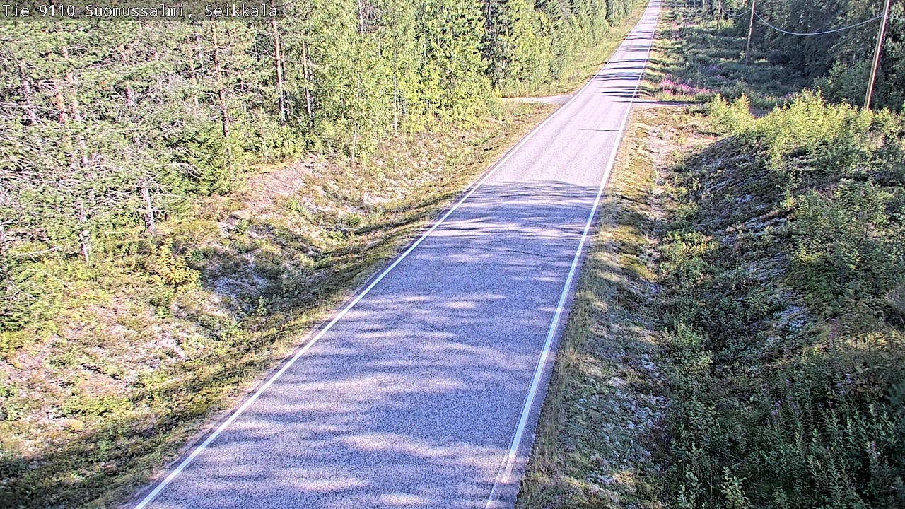 Kelikamerat Kuva Tie 9110 Suomussalmi, Seikkala, Suomussalmi, Kainuu