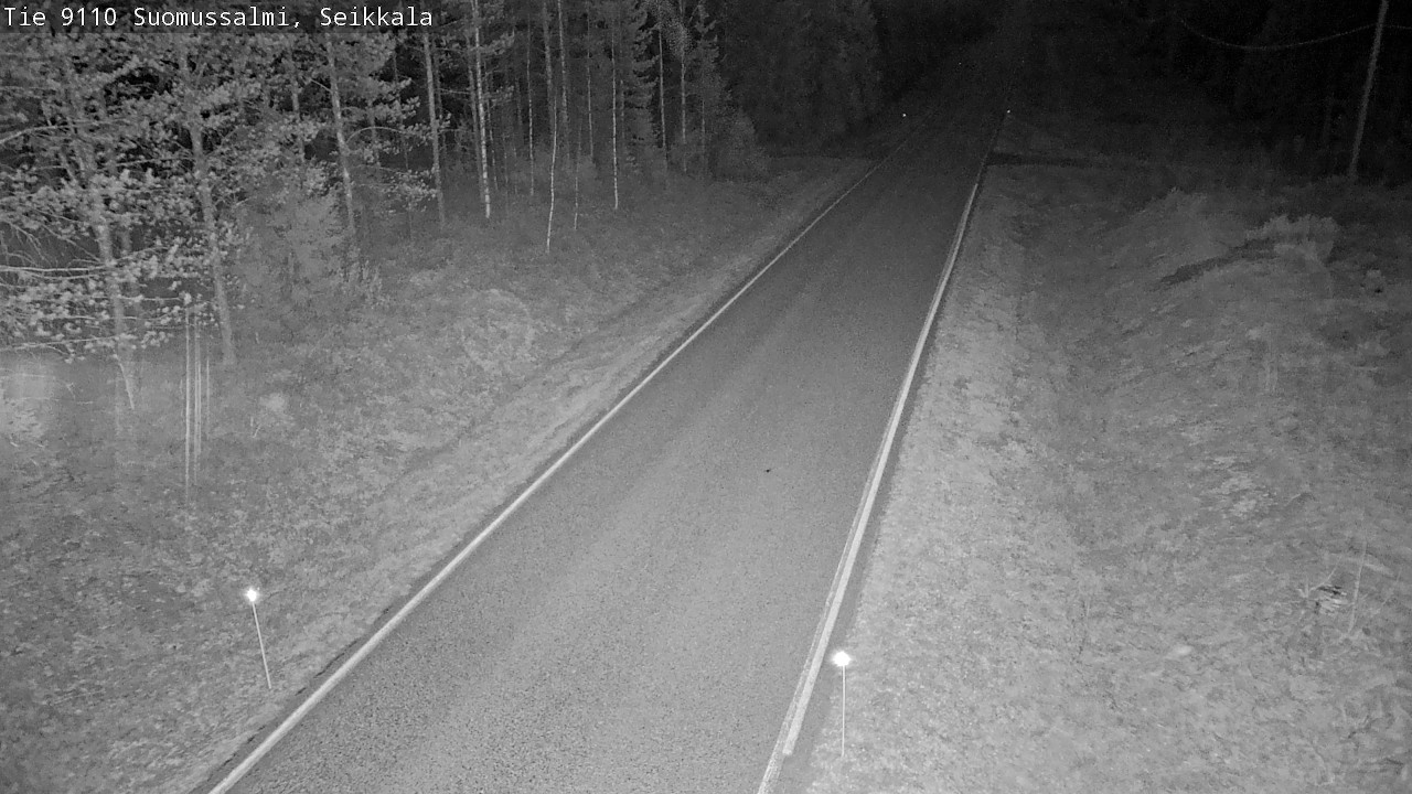 Weather Camera Image Road 9110 Suomussalmi, Seikkala, Suomussalmi, Kainuu