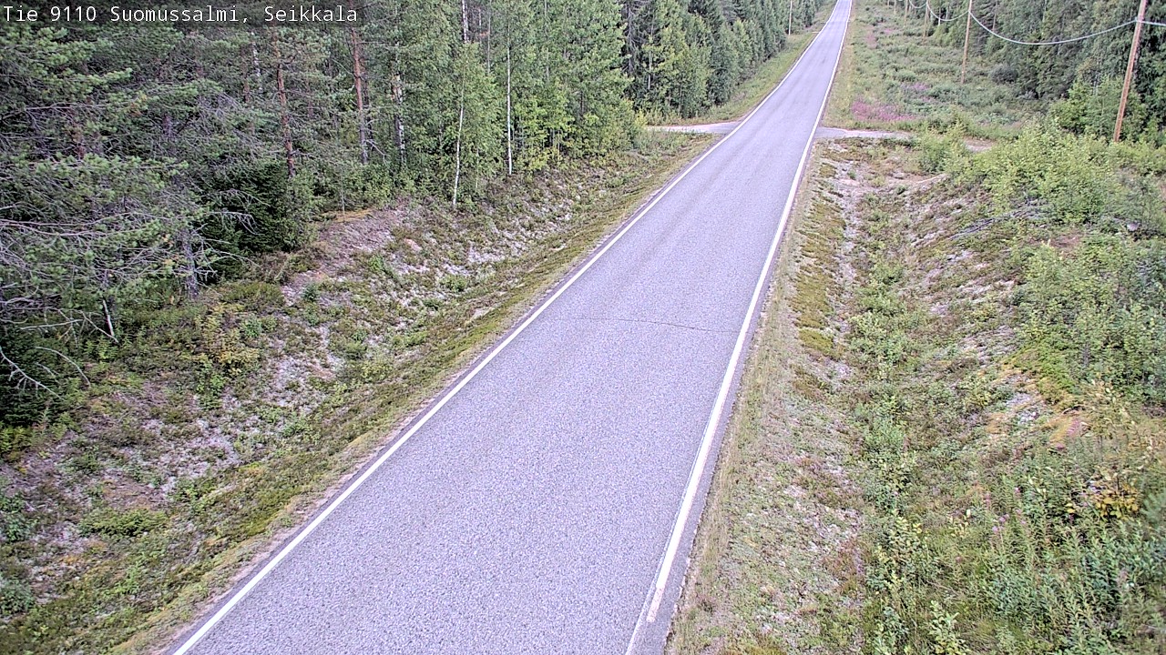 Kelikamerat Kuva Tie 9110 Suomussalmi, Seikkala, Suomussalmi, Kainuu