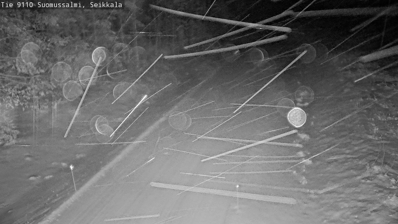 Weather Camera Image Road 9110 Suomussalmi, Seikkala, Suomussalmi, Kainuu