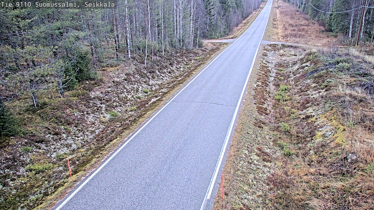 Weather Camera Image Road 9110 Suomussalmi, Seikkala, Suomussalmi, Kainuu