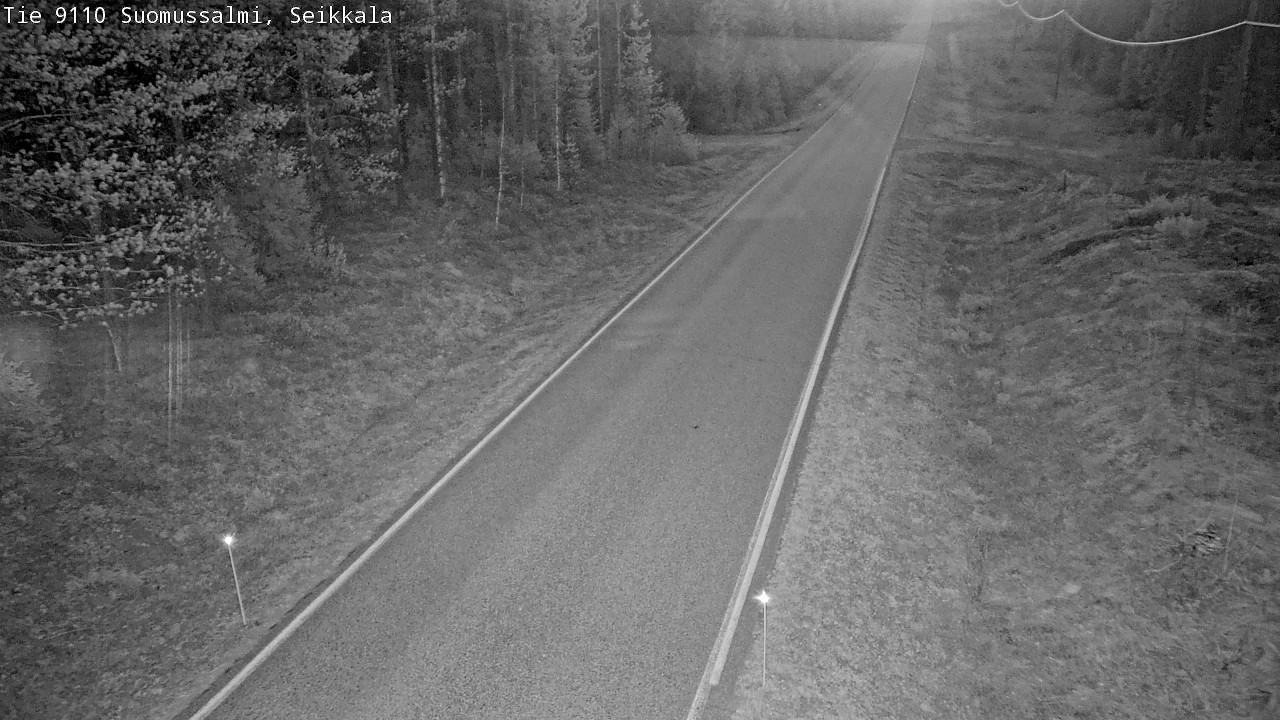 Weather Camera Image Road 9110 Suomussalmi, Seikkala, Suomussalmi, Kainuu