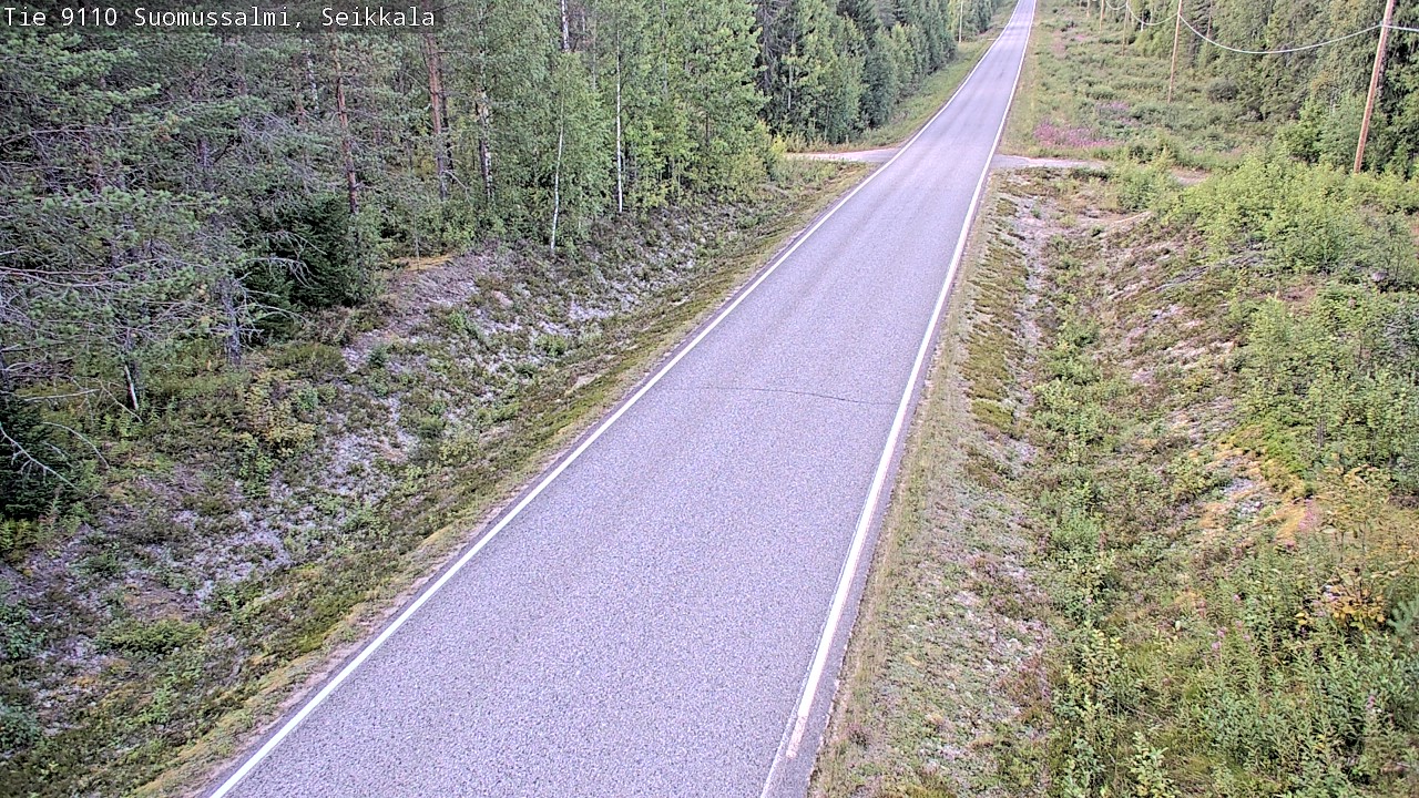 Kelikamerat Kuva Tie 9110 Suomussalmi, Seikkala, Suomussalmi, Kainuu
