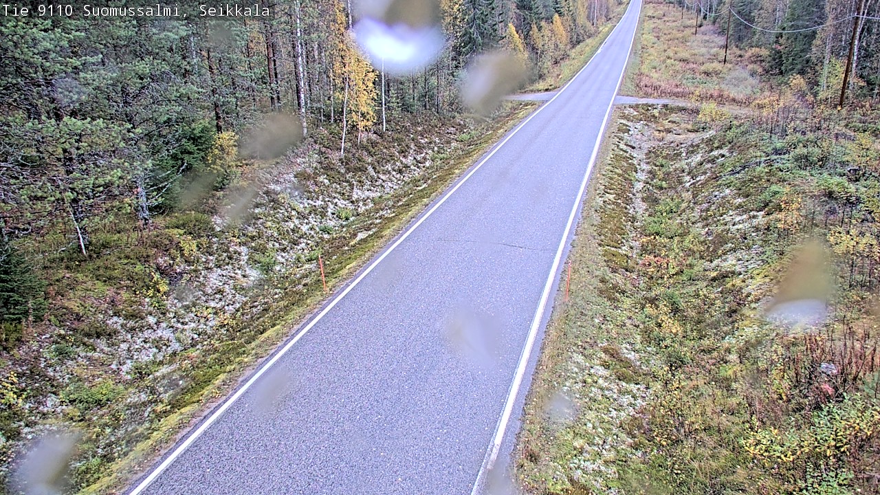 Weather Camera Image Road 9110 Suomussalmi, Seikkala, Suomussalmi, Kainuu