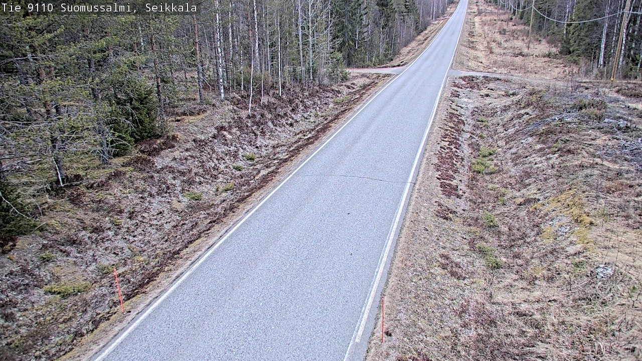 Kelikamerat Kuva Tie 9110 Suomussalmi, Seikkala, Suomussalmi, Kainuu