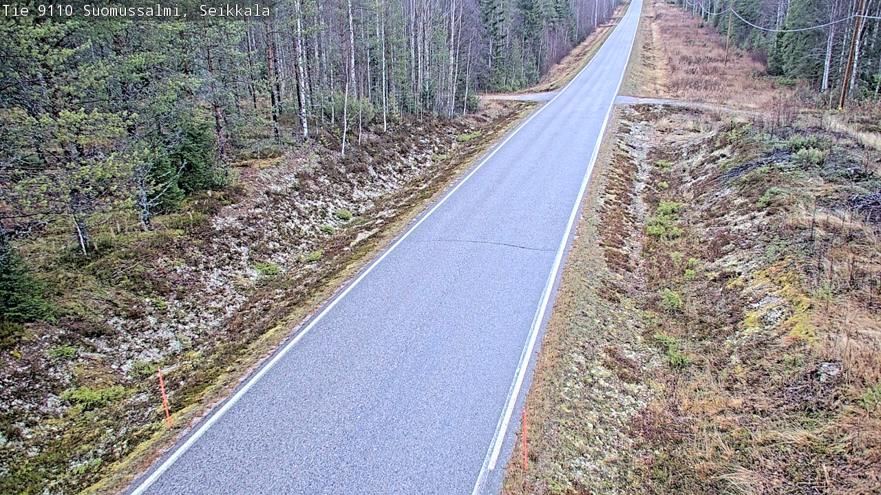 Kelikamerat Kuva Tie 9110 Suomussalmi, Seikkala, Suomussalmi, Kainuu