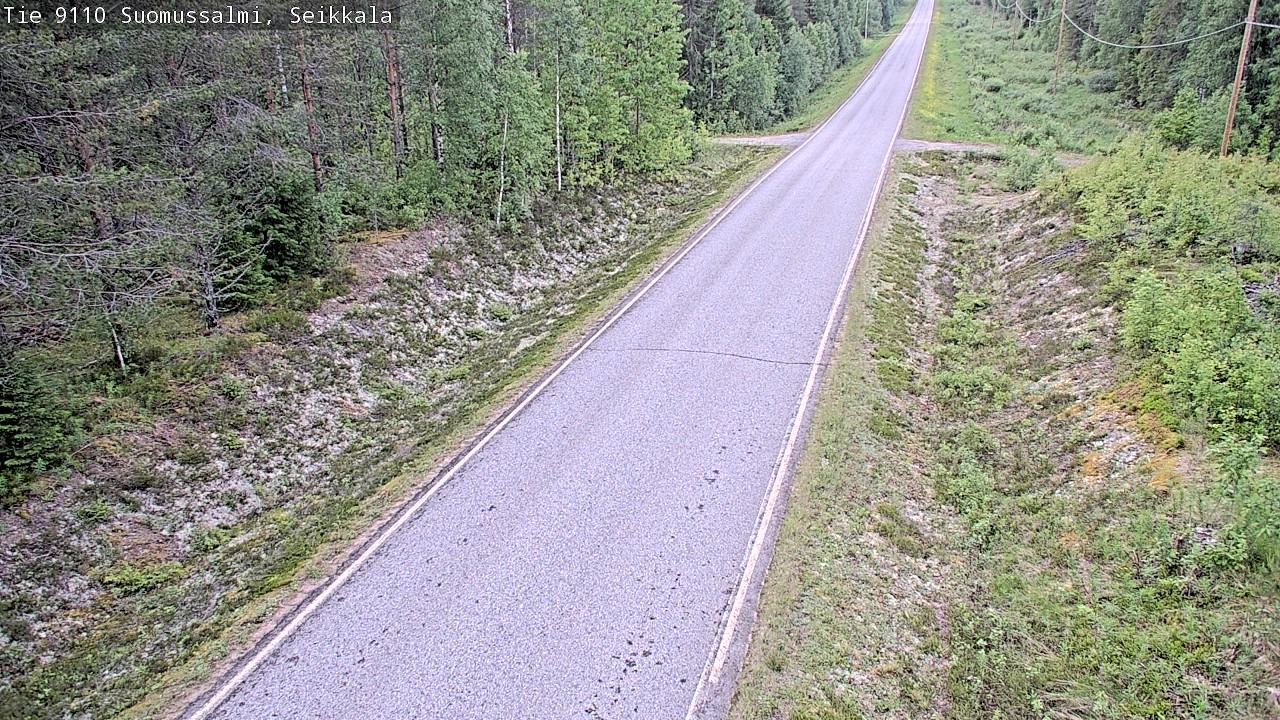Kelikamerat Kuva Tie 9110 Suomussalmi, Seikkala, Suomussalmi, Kainuu