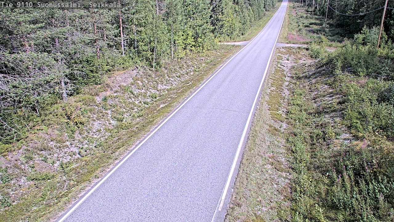 Kelikamerat Kuva Tie 9110 Suomussalmi, Seikkala, Suomussalmi, Kainuu