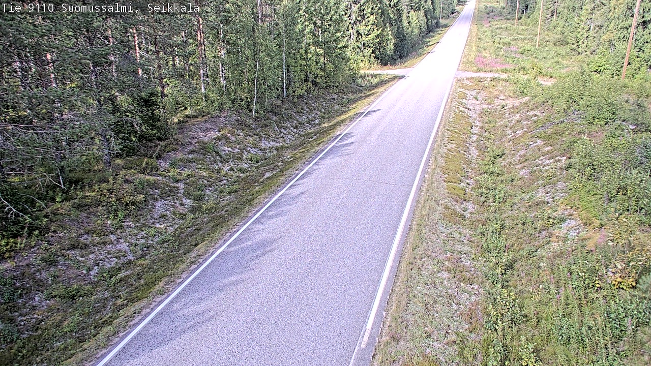Kelikamerat Kuva Tie 9110 Suomussalmi, Seikkala, Suomussalmi, Kainuu