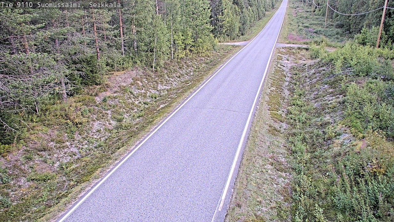 Kelikamerat Kuva Tie 9110 Suomussalmi, Seikkala, Suomussalmi, Kainuu