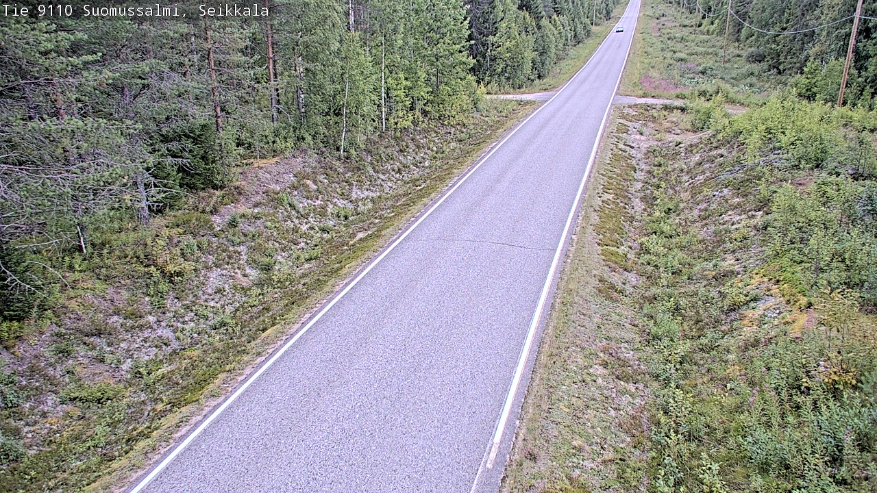 Kelikamerat Kuva Tie 9110 Suomussalmi, Seikkala, Suomussalmi, Kainuu