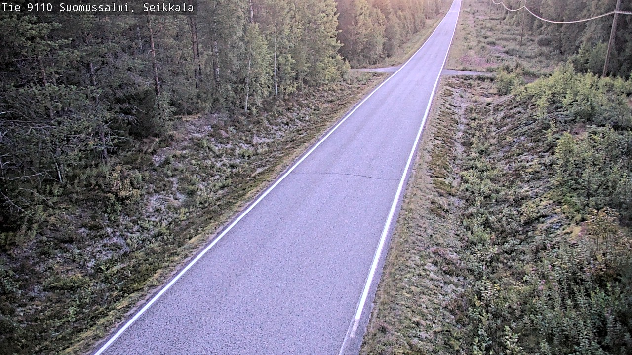 Kelikamerat Kuva Tie 9110 Suomussalmi, Seikkala, Suomussalmi, Kainuu