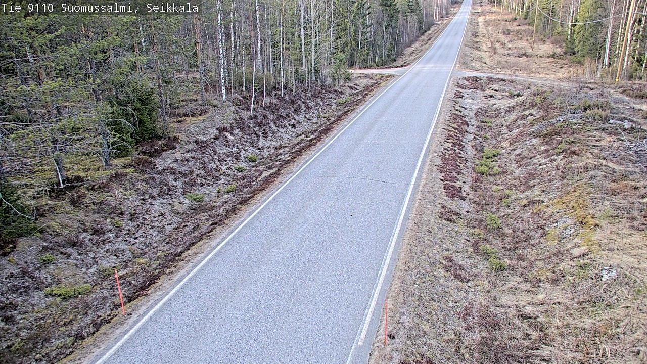 Kelikamerat Kuva Tie 9110 Suomussalmi, Seikkala, Suomussalmi, Kainuu