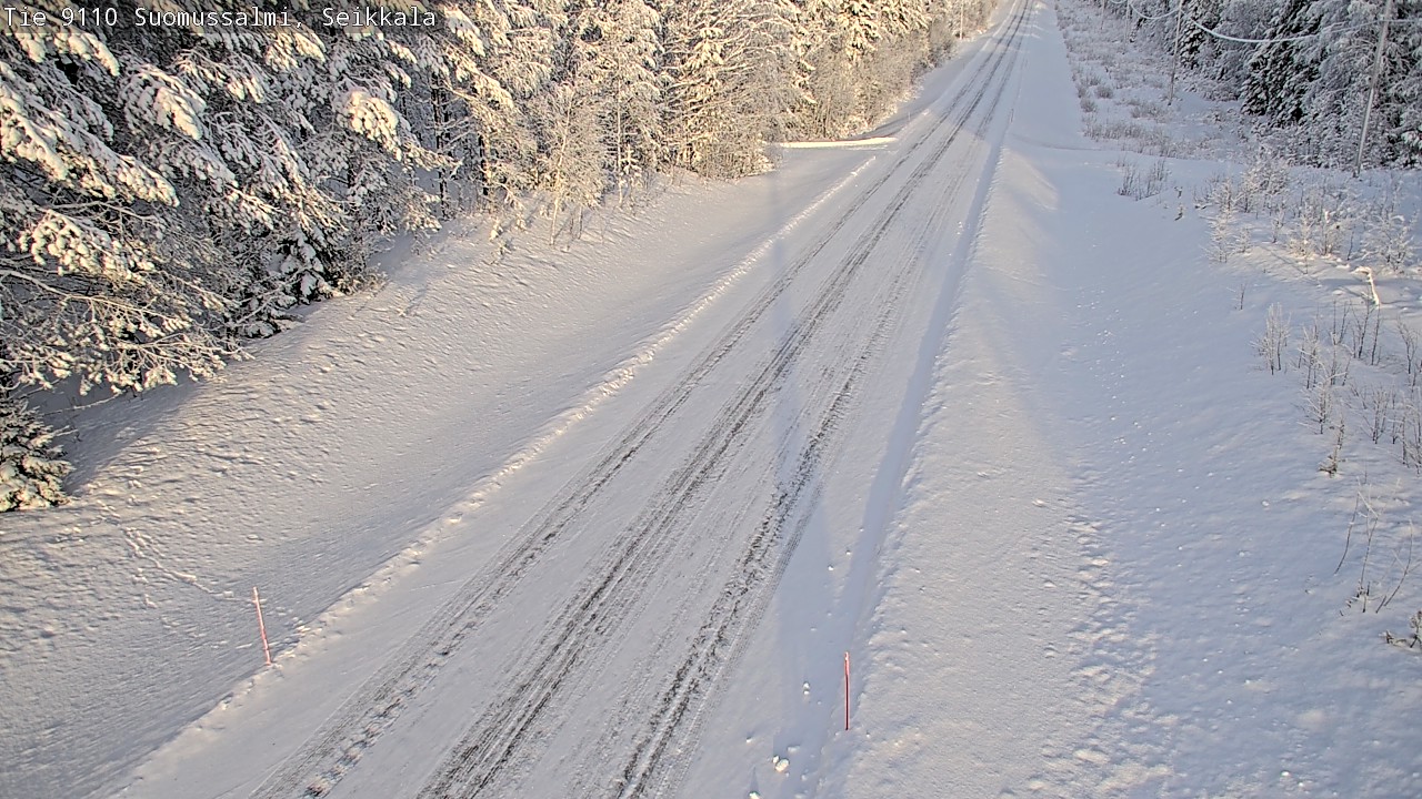 Kelikamerat Kuva Tie 9110 Suomussalmi, Seikkala, Suomussalmi, Kainuu