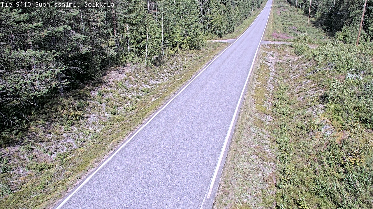 Kelikamerat Kuva Tie 9110 Suomussalmi, Seikkala, Suomussalmi, Kainuu