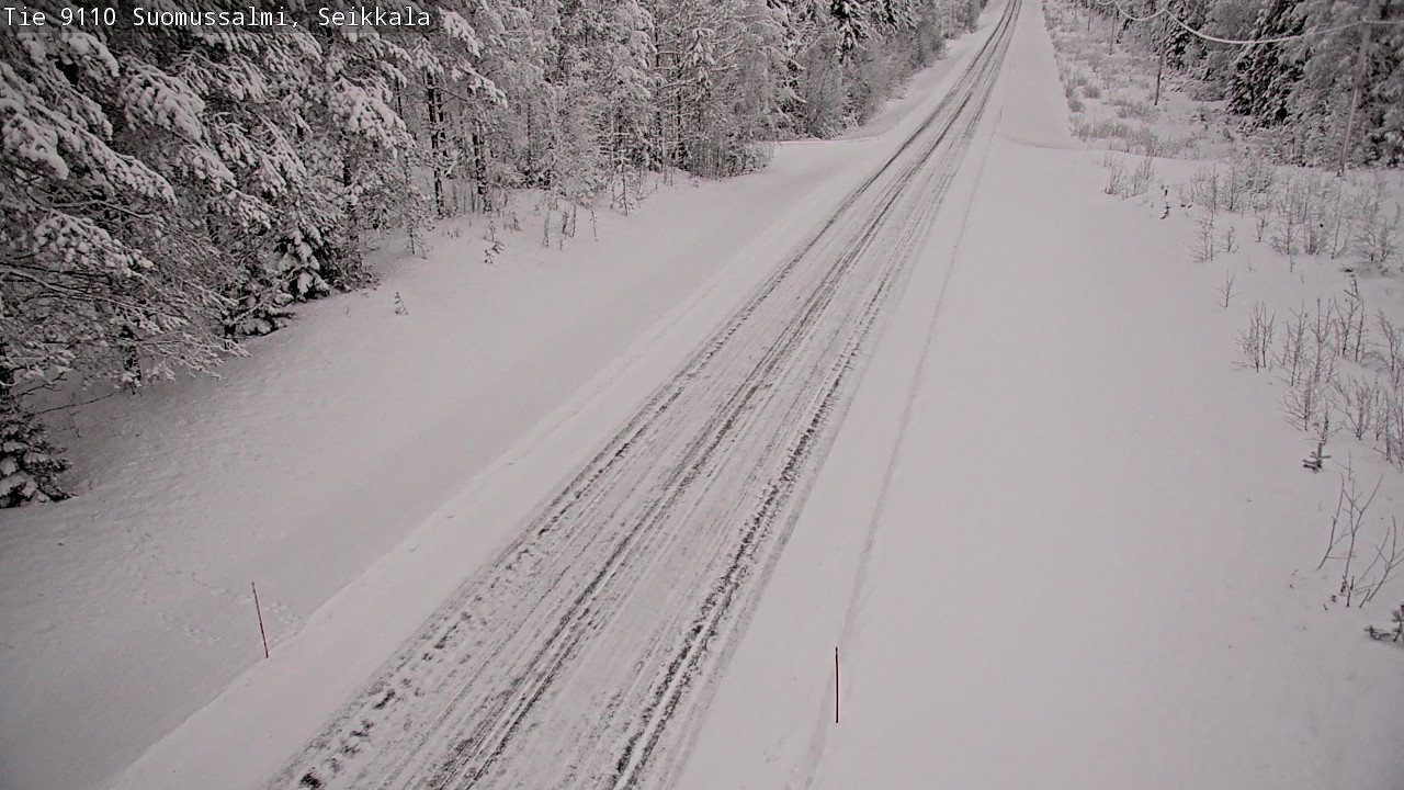 Kelikamerat Kuva Tie 9110 Suomussalmi, Seikkala, Suomussalmi, Kainuu
